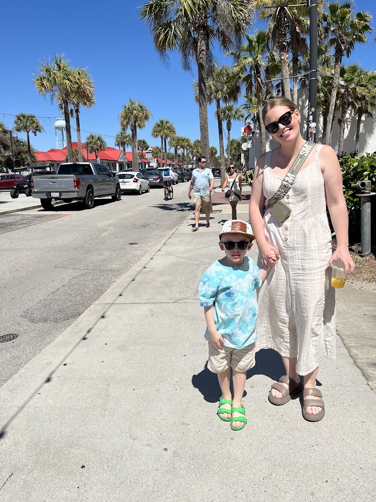 Downtown Isle of Palms, South Carolina.